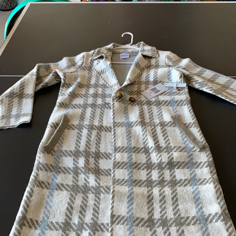 Women’s new full length cardigan. Cyrus